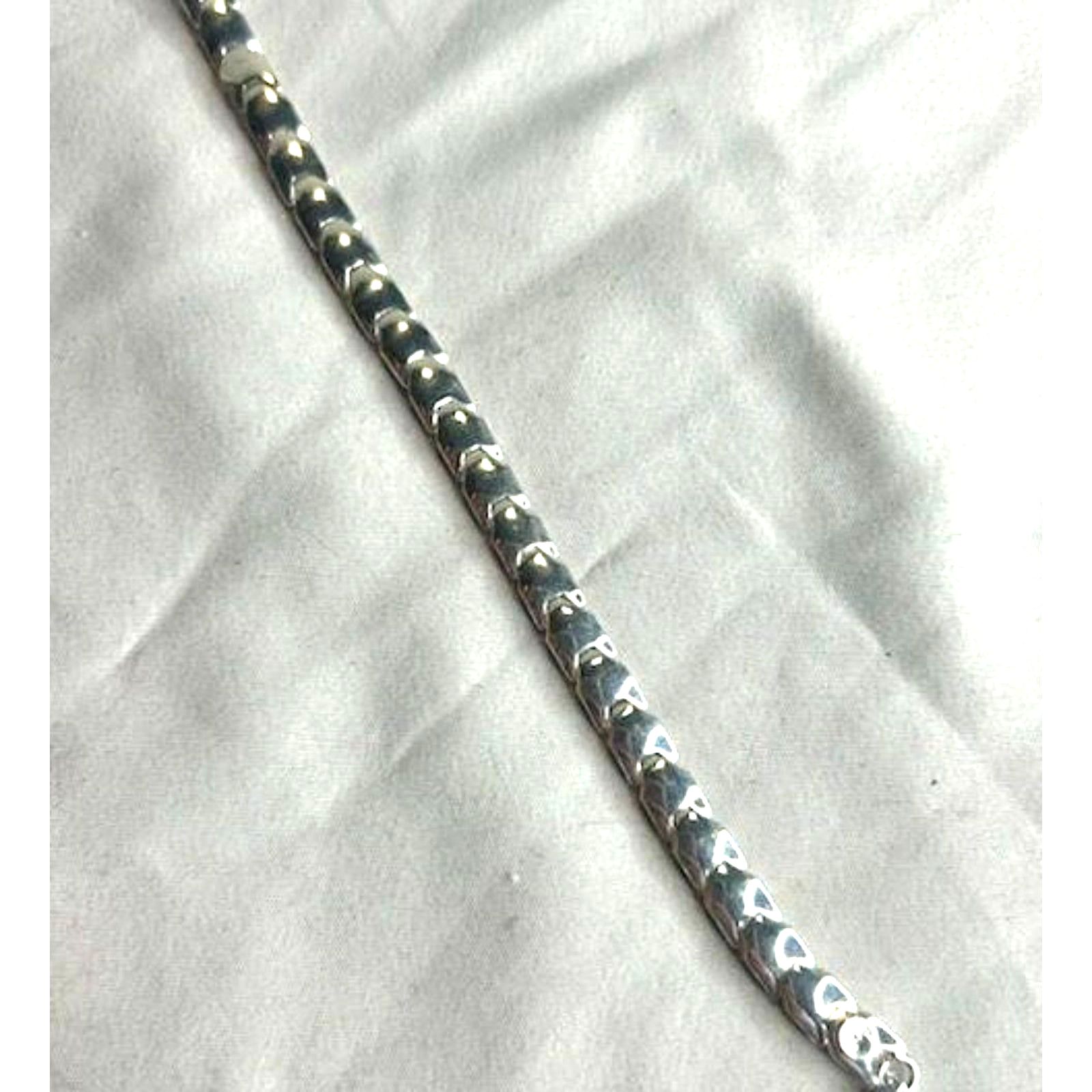925 Italian Sterling Silver Link Bracelet 946 Grams